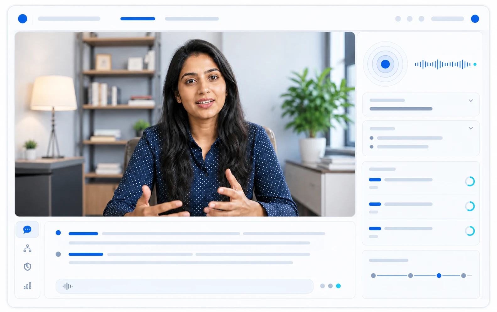 IntervueBox AI interviewer studio used to configure structured interviews
